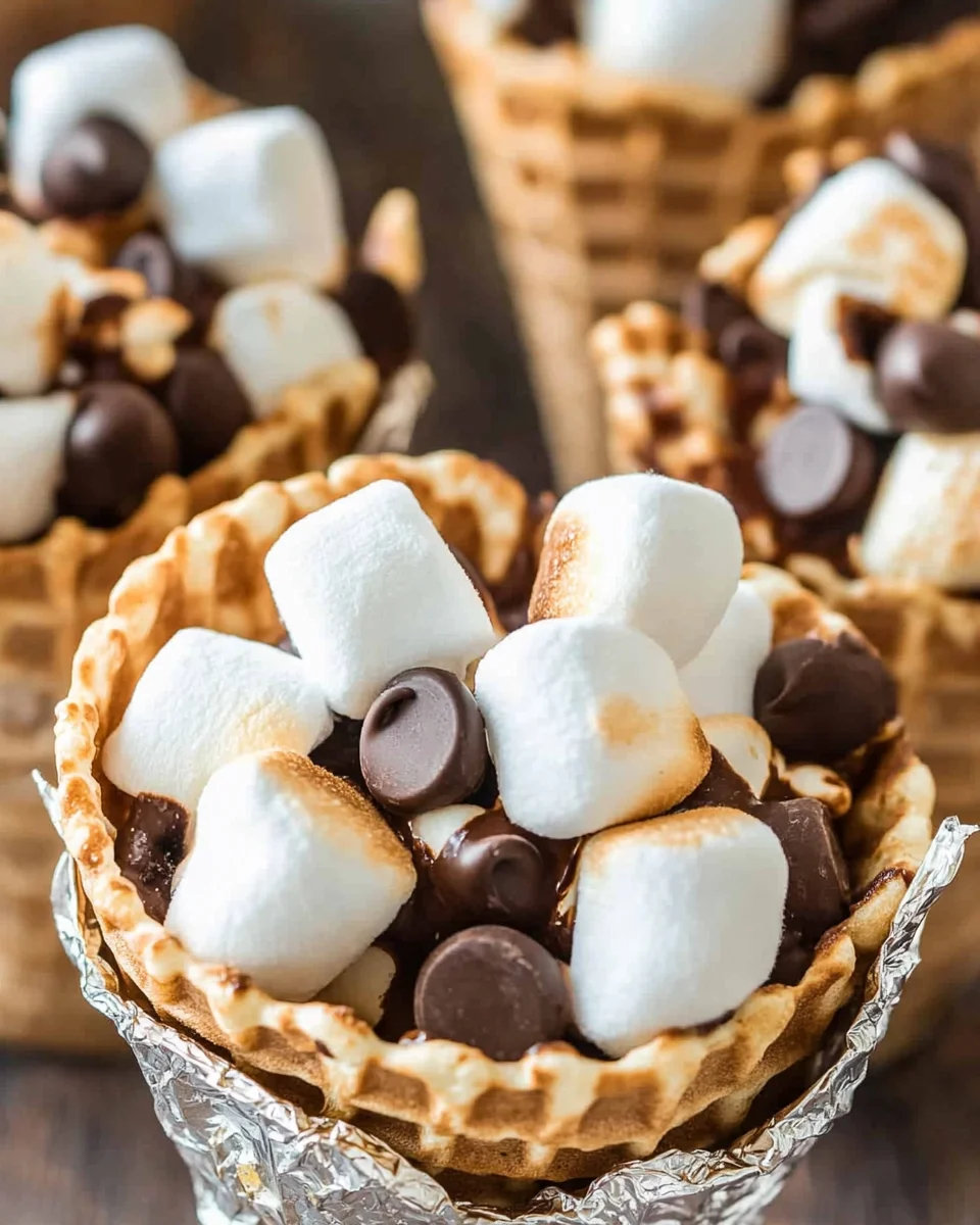 S&rsquo;Mores Cones