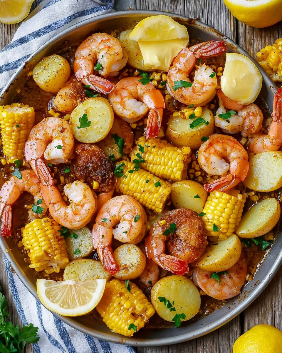 Sheet Pan Shrimp Boil