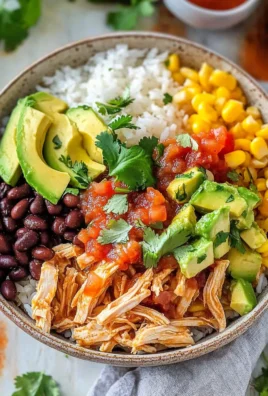 Slow Cooker Chicken Burrito Bowl