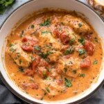 Slow Cooker Creamy Tomato Basil Chicken