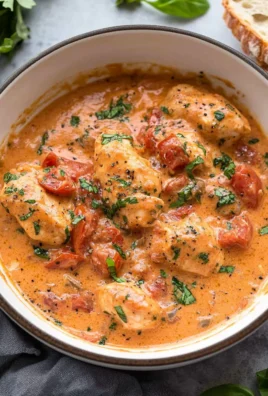 Slow Cooker Creamy Tomato Basil Chicken