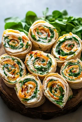 Smoked Turkey Pinwheels with fresh Herb Cream Cheese