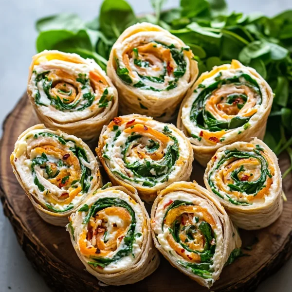 Smoked Turkey Pinwheels with fresh Herb Cream Cheese