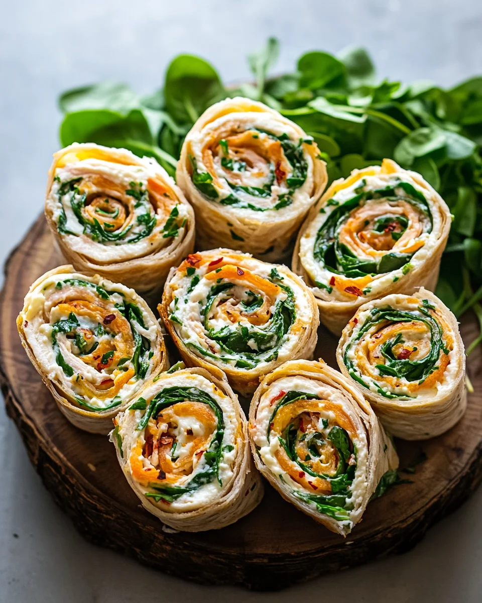 Smoked Turkey Pinwheels with fresh Herb Cream Cheese