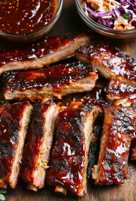Sticky Oven Barbecue Ribs