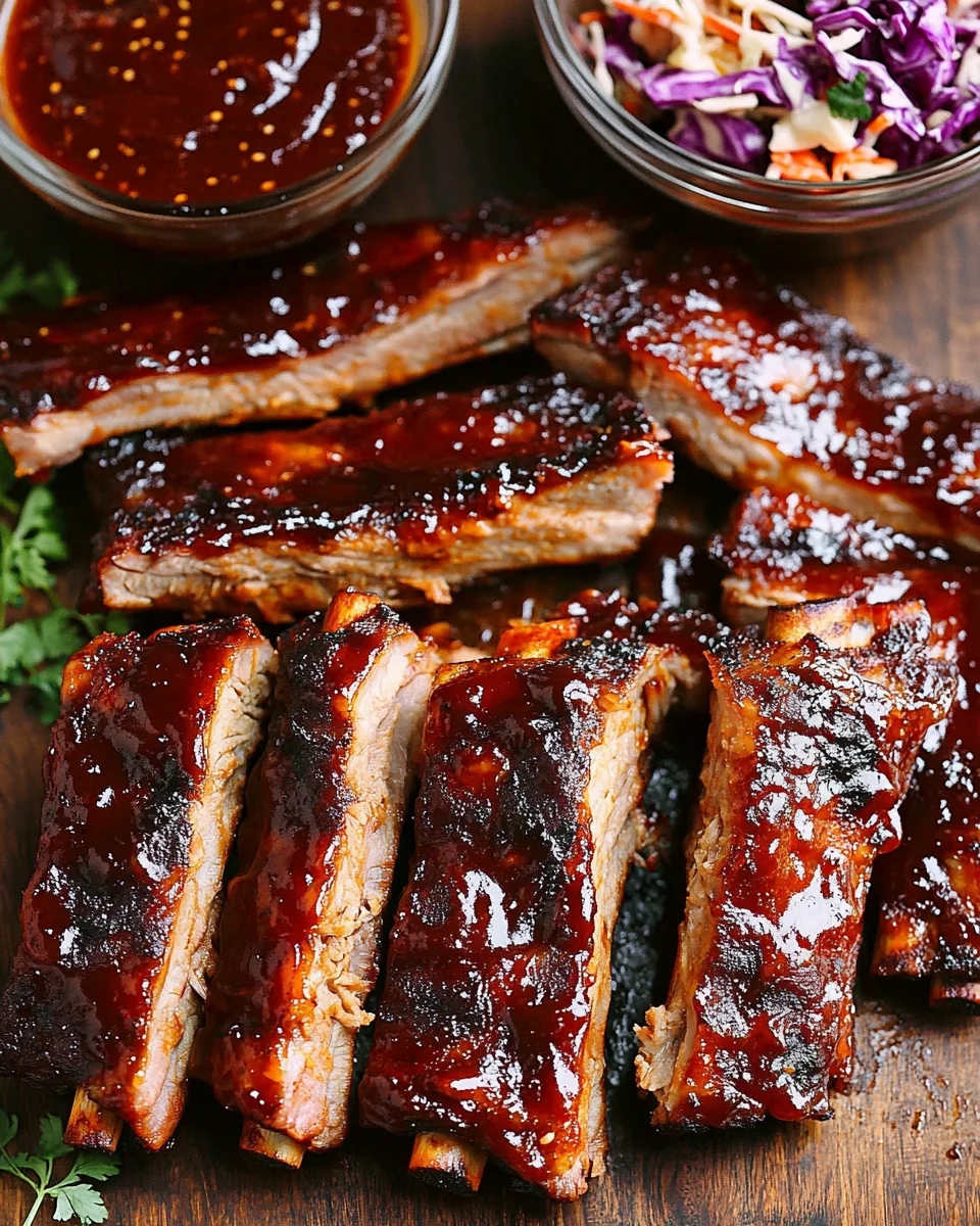 Sticky Oven Barbecue Ribs
