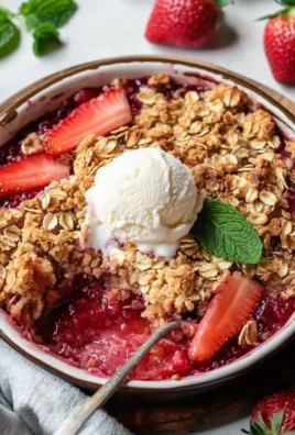 Strawberry Rhubarb Crisp