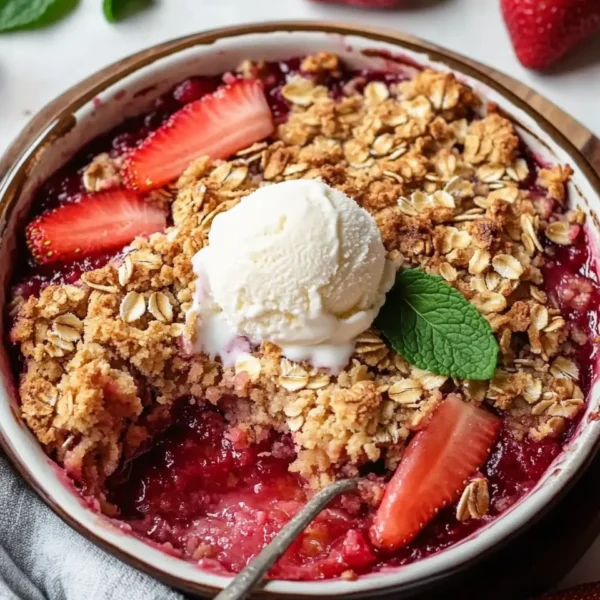 Strawberry Rhubarb Crisp