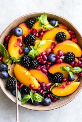 Summer Peach Fruit Salad
