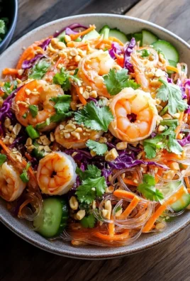 Thai Glass Noodle Salad with Peanut Dressing