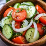 Tomato, Cucumber, and Onion Salad