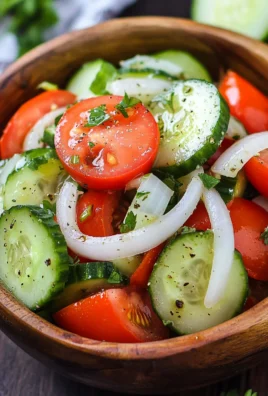 Tomato, Cucumber, and Onion Salad