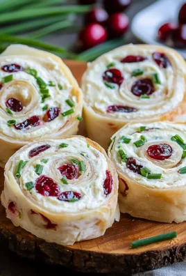 Turkey Cranberry Pinwheels