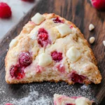 White Chocolate Raspberry Scones