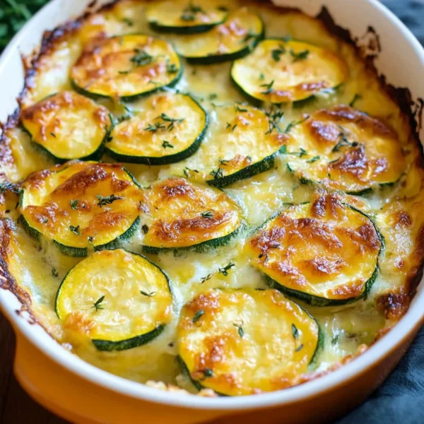 Zucchini and Yellow Squash Au Gratin