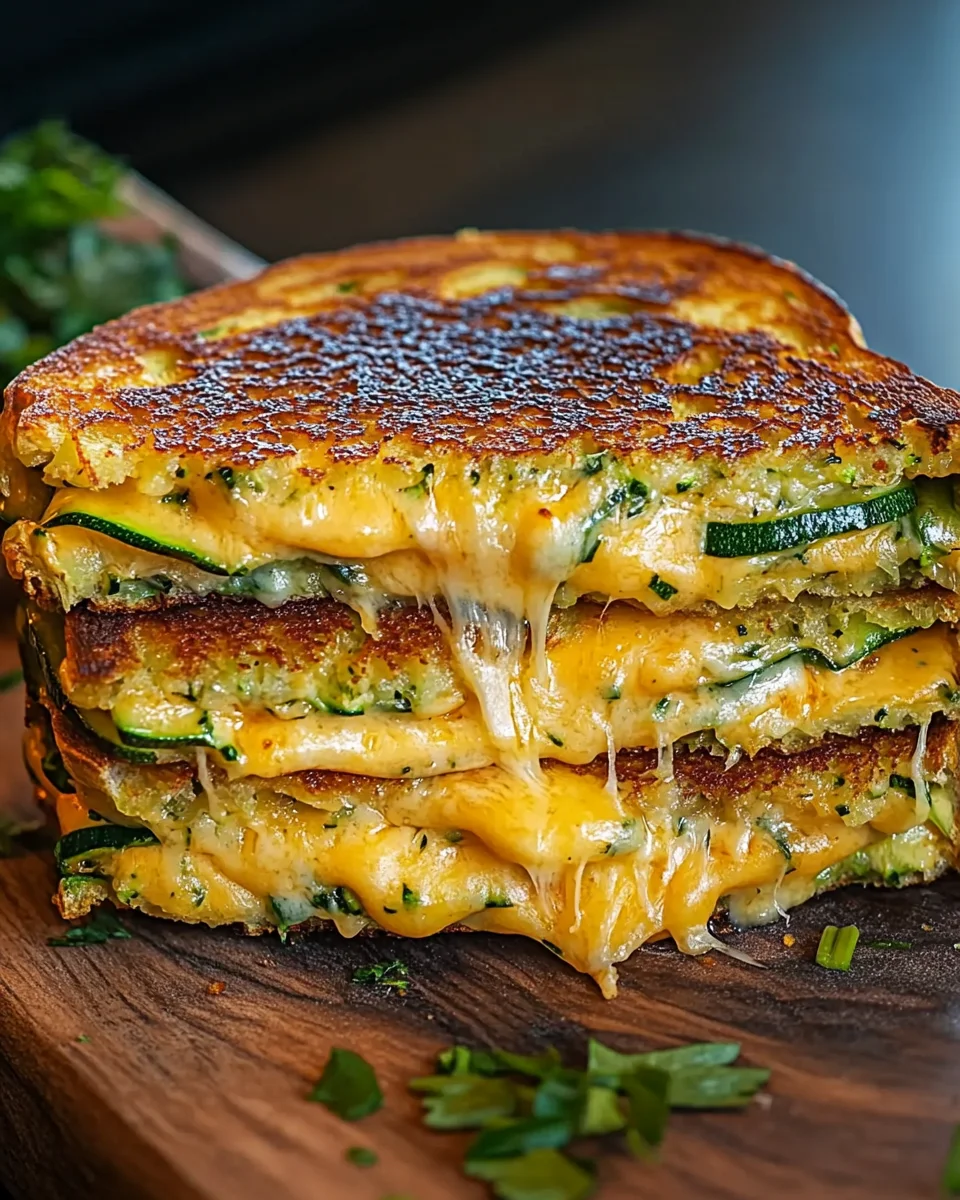 Zucchini Grilled Cheese
