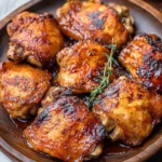 30-min Oven Baked Boneless Skinless Chicken Thighs