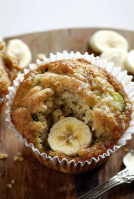 Banana Zucchini Muffins