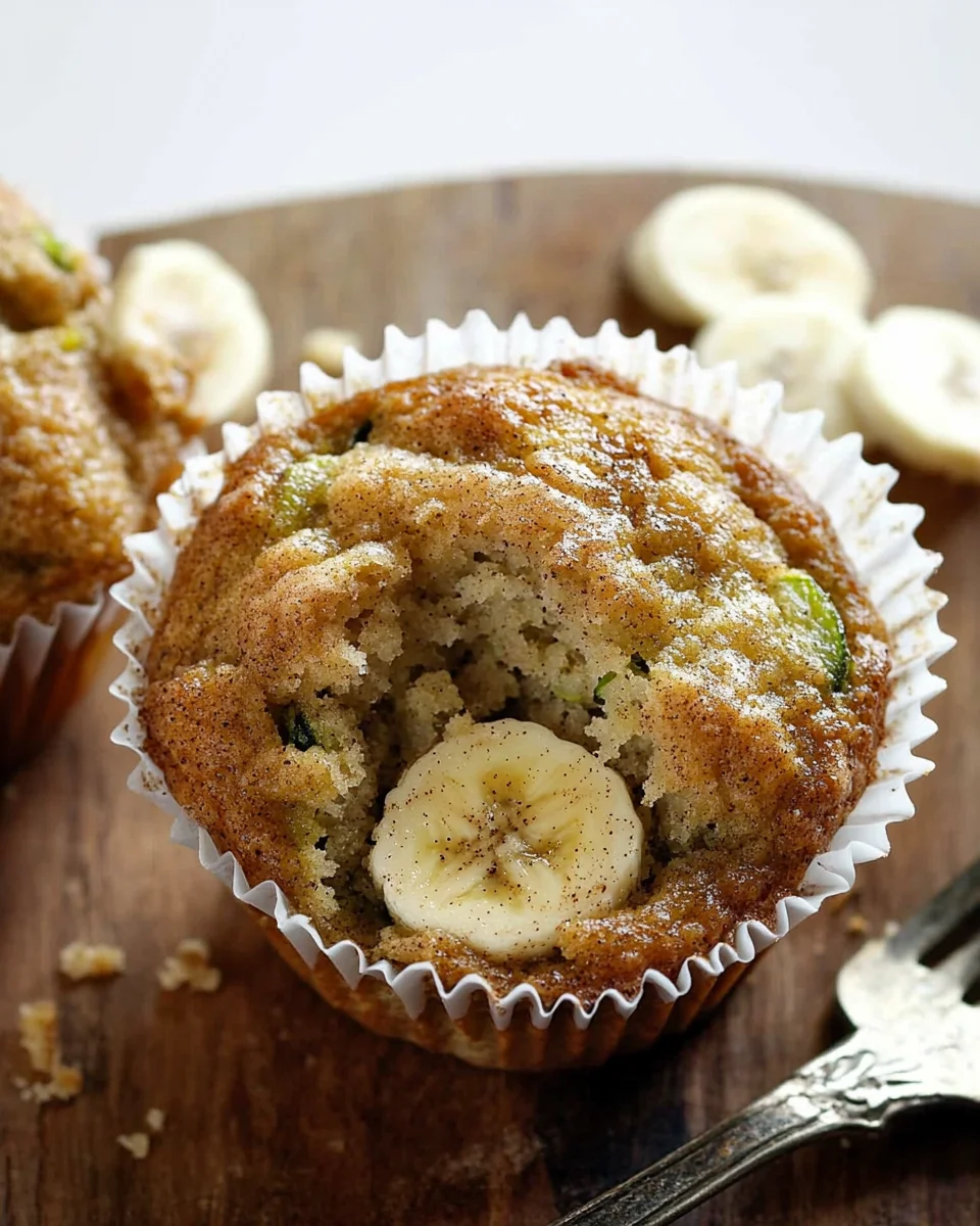 Banana Zucchini Muffins