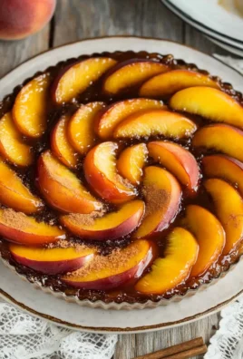 Bourbon Peach Upside-Down Cake