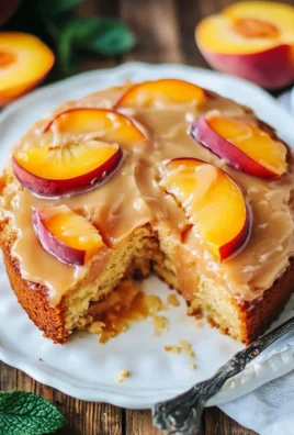 Brown Sugar Peach Cake