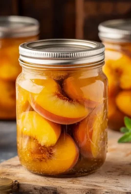 Canning Peaches in Light Syrup