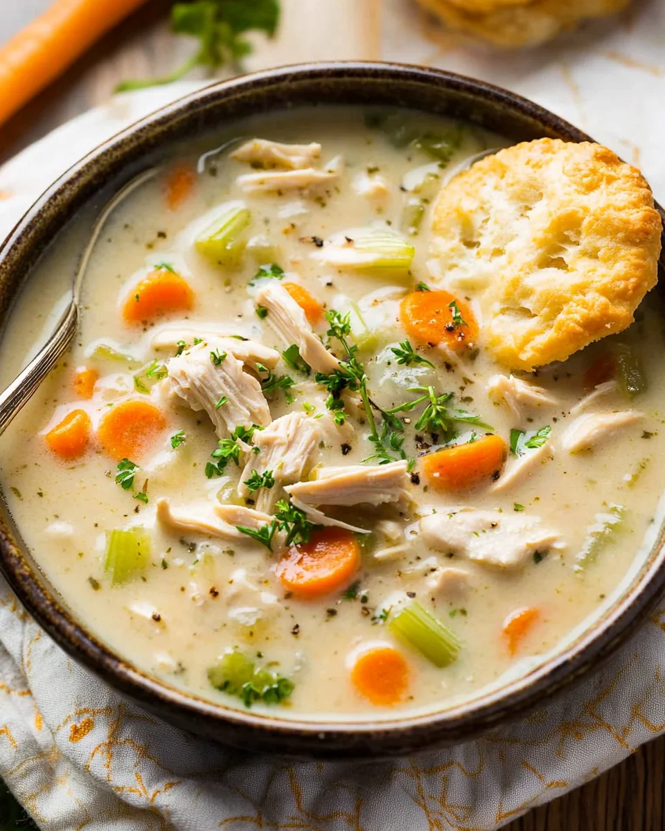 Chicken Pot Pie Soup Recipe
