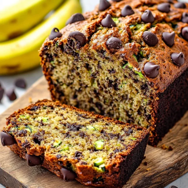 Chocolate Chip Zucchini Banana Bread