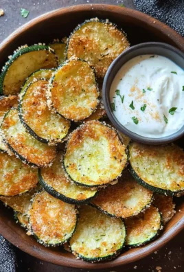 Crispy Baked Zucchini Chips