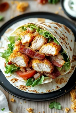 Crispy Chicken Bacon Ranch Wrap