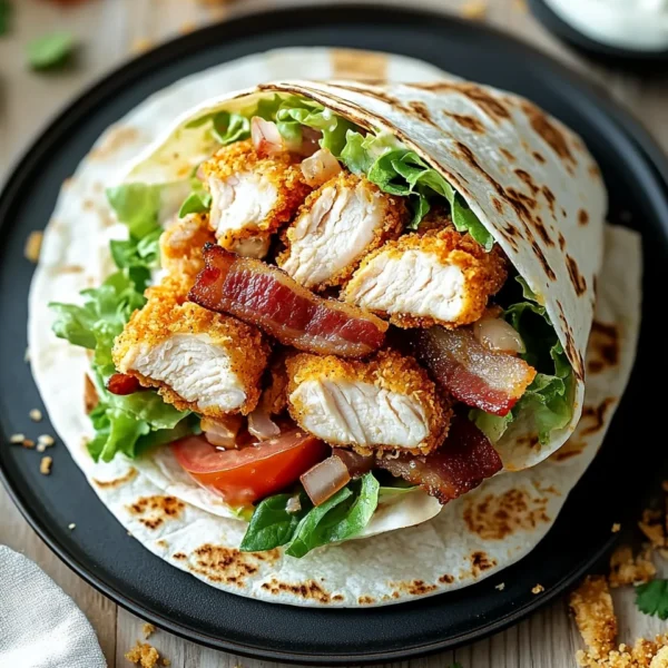 Crispy Chicken Bacon Ranch Wrap
