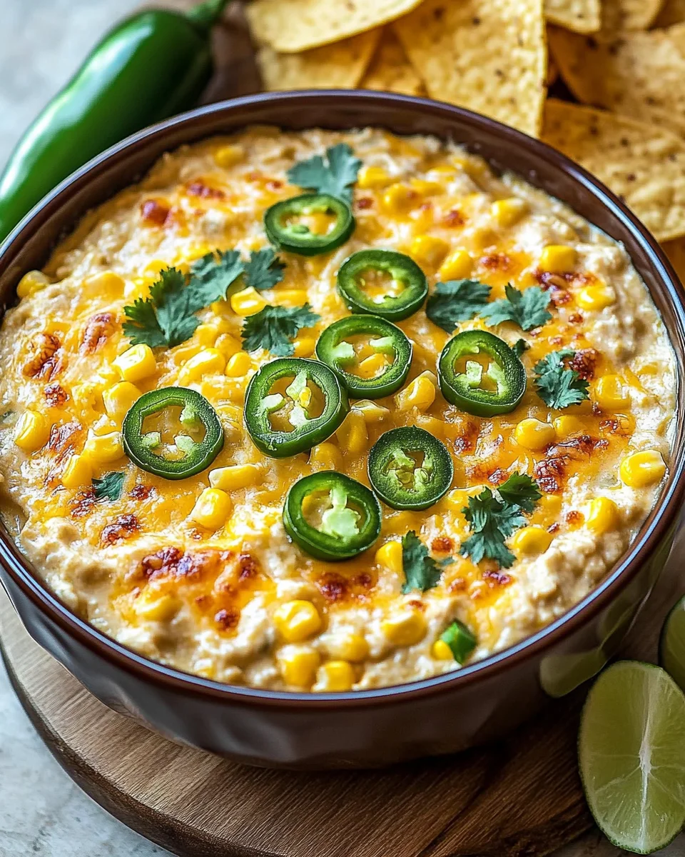 Crockpot Jalapeno Corn Dip