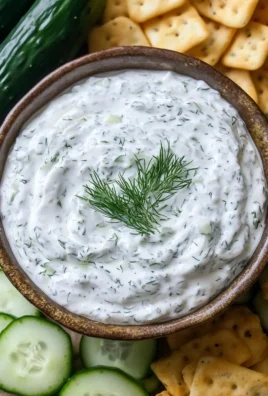 Cucumber Dip with Sour Cream and Dill