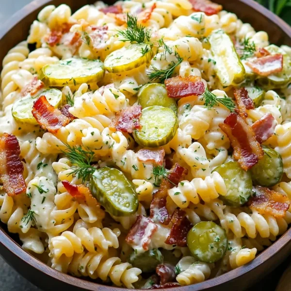Dill Pickle Bacon Pasta Salad That Will Wow Your Taste Buds