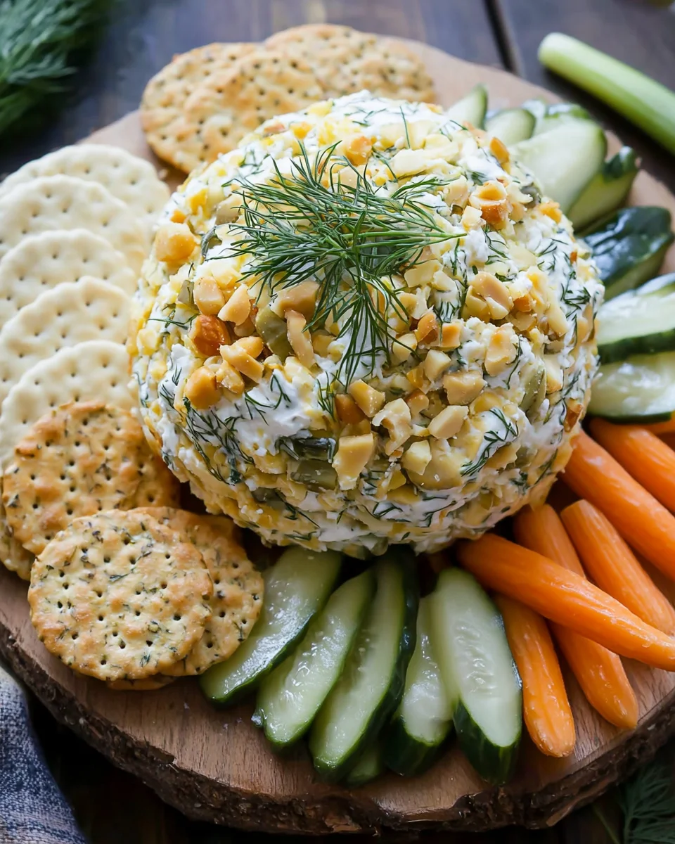Dill Pickle Cheese Ball Recipe