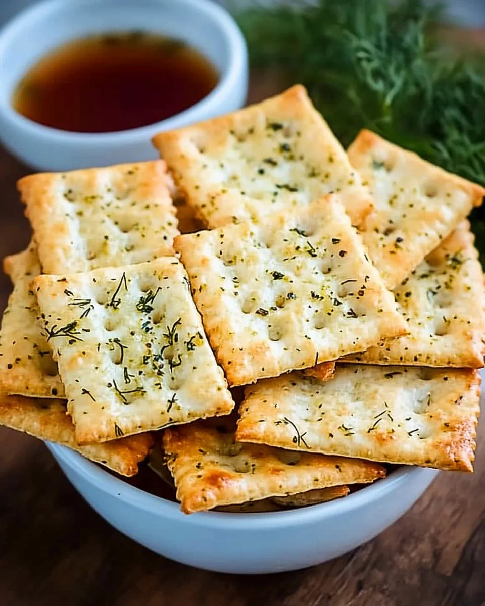 Dill Pickle Saltine Crackers