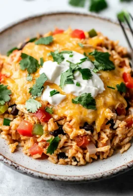 Easy Chicken Burrito Casserole