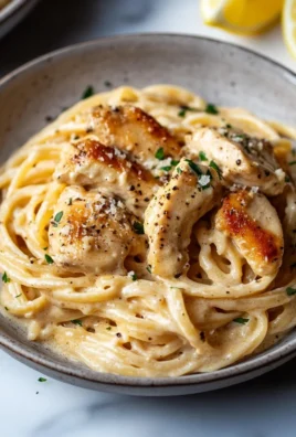 Easy Garlic Chicken Pasta