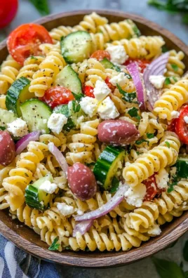 Easy Greek Pasta Salad