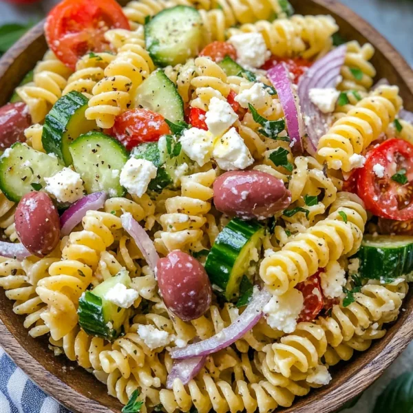 Easy Greek Pasta Salad