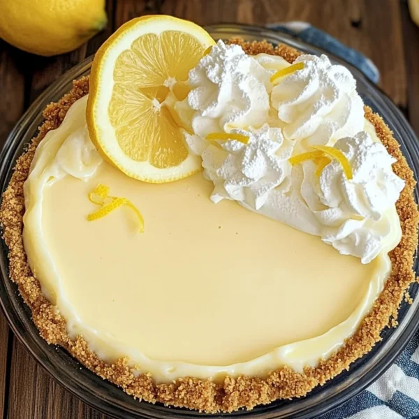 Easy Lemon Cream Pie