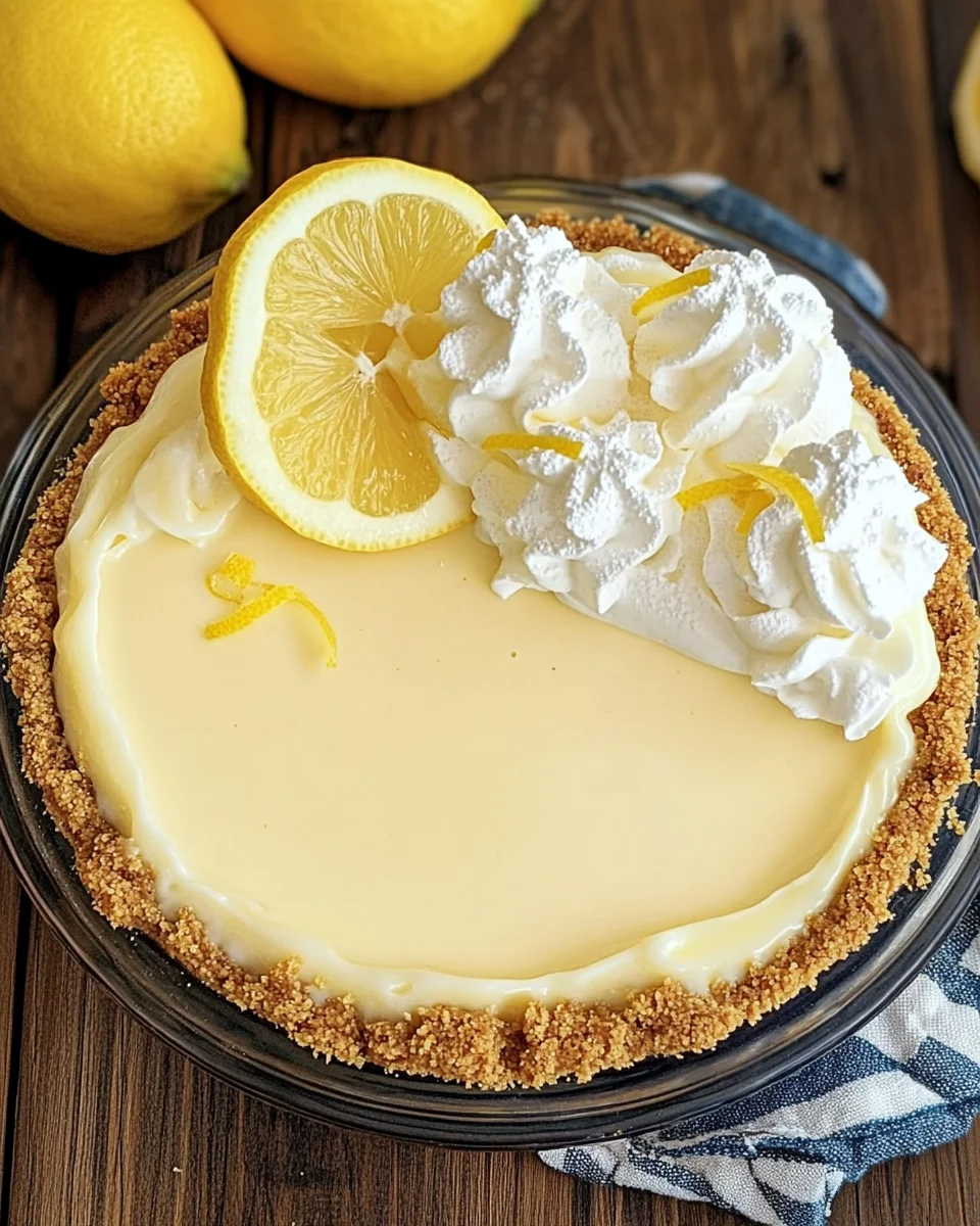 Easy Lemon Cream Pie
