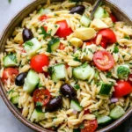 Easy Orzo Pasta Salad