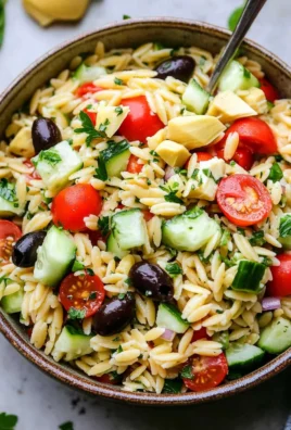Easy Orzo Pasta Salad