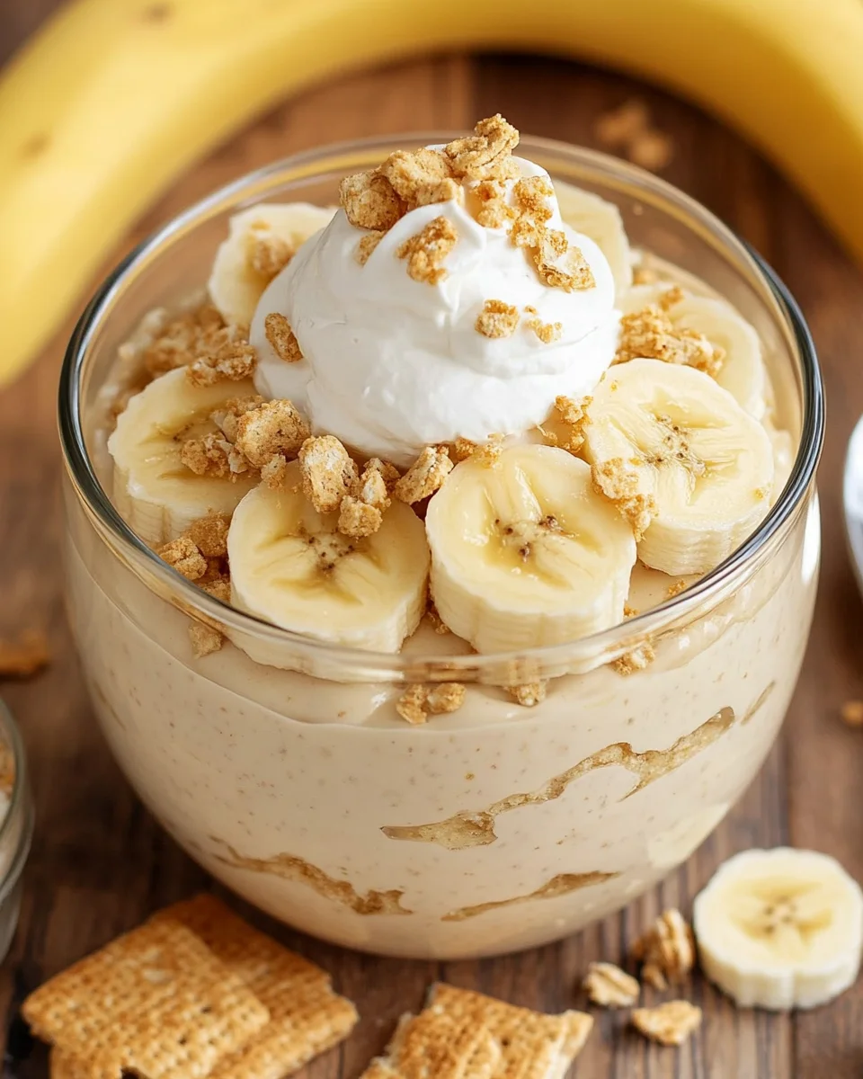 Easy Protein Banana Pudding