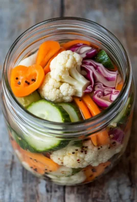 Easy Refrigerator Pickled Vegetables Recipe - Quick & Tangy!