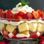 Easy Strawberry Trifle with Pound Cake