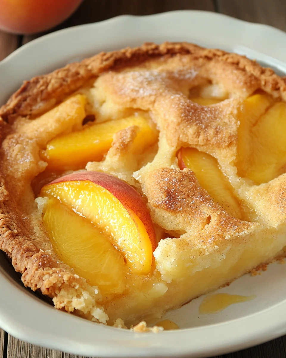 Farm Fresh Peach Cobbler