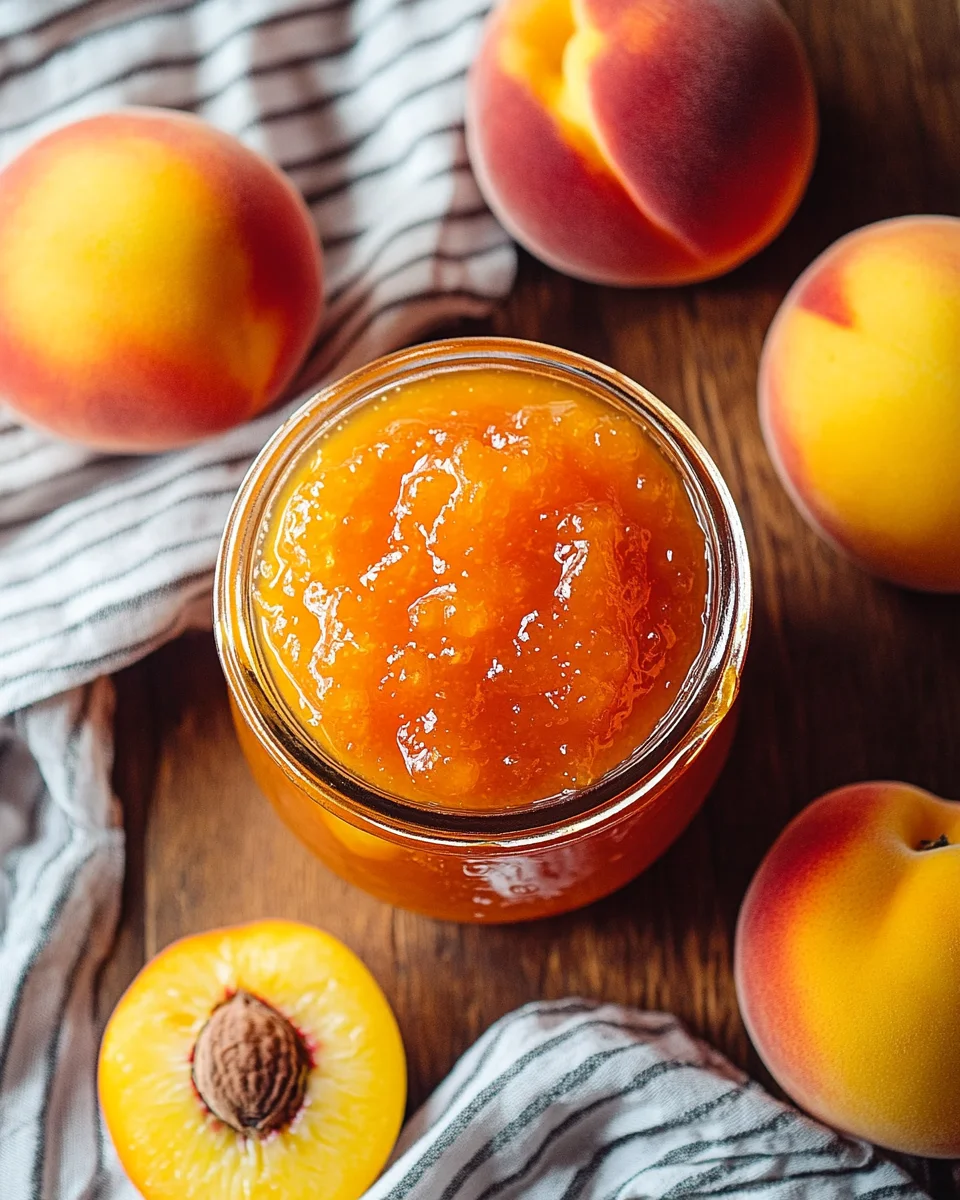 French Peach Jam Recipe