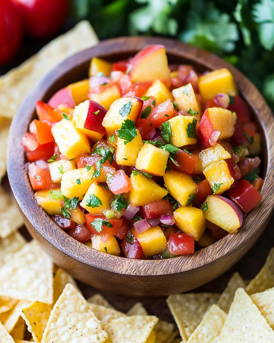 Fresh Peach Salsa
